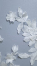 Romantische 3D Blumen Applikationen für Brautkleider/ Brautspitze Blumen // A25-476