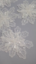 TEMPLATE - Elegant bridal lace applique/ unique wedding dress embellishments for your big day