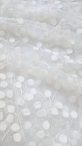 3D bestickter Blumen-Spitzenstoff, Braut-3d-Spitzenstoff, Brautkleid-Spitzenstoff, geperlte Blumen-Spitze, Braut-Spitzenkleid // L24-815