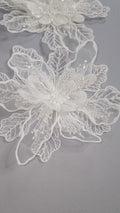 TEMPLATE - Elegant bridal lace applique/ unique wedding dress embellishments for your big day