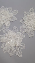 TEMPLATE - Elegant bridal lace applique/ unique wedding dress embellishments for your big day