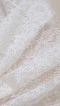 3 meters of French floral lace / French floral bridal lace // L25-797
