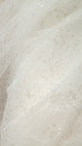 Florale Braut Spitze/ Braut Spitzenstoff / Off-White Braut Spitze/ bestickte Hochzeit Spitze/ Couture Spitze/ L24-675