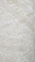 High-quality floral bridal lace/ Finest bridal lace with floral pattern// L25-753