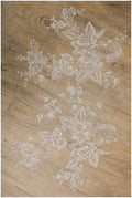 GROßE spiegelige Pailletten Hochzeitskleid Applikation, Blumen Applikation, große Spitze Blume, Illusion Back Spitze, Blumenspitze// A17-050