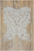 GROßE Pailletten Applikation, Spitzenapplikation, Spitzenblume, Spitzenaufnäher, Hochzeitskleid Applikation, Spitzenschmuck, Große Applikation// A17-234