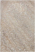 Fine sequin lace/ sequin tulle fabric for wedding dresses/ off-white lace with sequins// L17-067