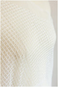 Netzmuster Spitze Off-White/ weicher Braut Spitzenstoff/ verkaufter Großaufbesatz// L17-065