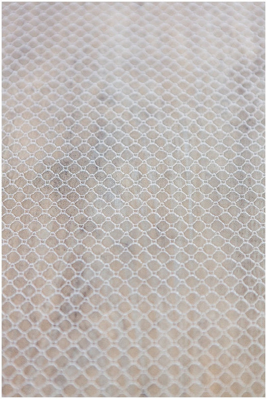 Netzmuster Spitze Off-White/ weicher Braut Spitzenstoff/ verkaufter Großaufbesatz// L17-065