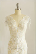 2x mirrored lace trim/ off-white ivory silver flower lace trim/ wedding dress lace// T17-019