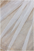 Netzmuster Spitze Off-White/ weicher Braut Spitzenstoff/ verkaufter Großaufbesatz// L17-065