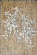PAAR (2Stk) Große Spitzenblumen Applikation, elfenbein-silber gespiegelte Spitzenblumen, Spitzenaufnäher, Hochzeitskleid Spitze Blume, Braut Applikation// A17-045