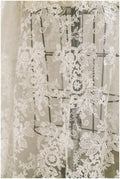 Brautblüten Spitzenstoff mit Pailletten, Hochzeitsspitze, Florale Spitze mit Pailletten, Alencon Spitzenstoff, Schleierspitze// L17-004