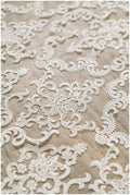 Ornament lace fabric off-white/ bridal lace fabric/ ornament wedding lace/ couture lace// L17-037
