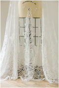 Weiche Brautspitze Off-White/ Boho Hochzeitsspitze/ Braut Spitzenstoff/ romantische Spitze// L17-051