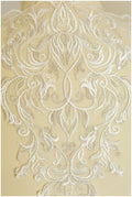 Off-White Silver Lace Trim/ Bridal Lace Trim/ Crochet Lace/ Wedding Dress Lace Trim/ T17-009
