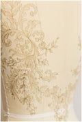 FILIGREE GOLD Spitzenblume Applikation, Spitzenblumen Applikation, Hochzeitskleid Spitze, Spitzenaufnäher, Brautkleid Applikation, GoldSpitze Applikation// A17-070