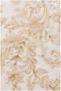 FILIGREE GOLD Spitzenblume Applikation, Spitzenblumen Applikation, Hochzeitskleid Spitze, Spitzenaufnäher, Brautkleid Applikation, GoldSpitze Applikation// A17-070