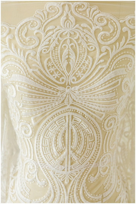Weiche Brautspitze Off-White/ Boho Hochzeitsspitze/ Braut Spitzenstoff/ romantische Spitze// L17-051