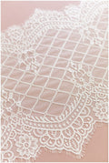 3 METER Netz Spitzen BORTE/ Wimpern Hochzeitspitze/ Netz Dessous Spitzenborte/ Braut Chantilly Blumen Spitze/ Abendkleid Spitzenbesatz// C17-045
