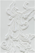 Water soluble lace applique, guipure flower applique, lace flower, lace patch, bridal dress applique, wedding dress lace flower// A17-022