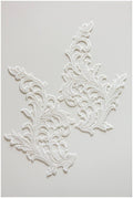 Guipure Blumen Applikation, wasserlösliche Spitzenapplikation, Spitzenblume, Spitzenaufnäher, Brautkleid Applikation, Hochzeitskleid Spitze// A17-019