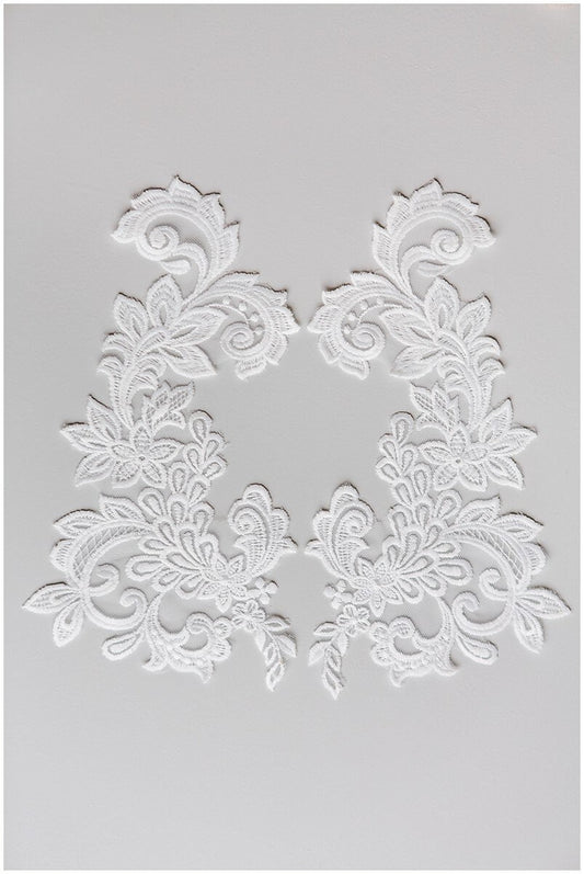 Spitze Patch Stickerei, Blume Applikation, Spitzenblume, Hochzeitskleid Spitze, Spitzenaufnäher für Brautkleider, Hochzeitskleid Spitzenapplikation// A17-127