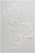 Spitzenblumen Aufnäher, BlumenApplikation, Romantische BlumenSpitze Applikation, Hochzeitskleid Spitze, Hochzeitskleid Spitzenapplikation, Brautspitze// A17-099