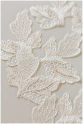 20pcs. lace leaf applique/ 3D flower lace applique/ wedding dress lace applique/ bridal lace// A17-106-1