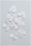 20pcs 3D flowers for sewing/ lace applique/ wedding dress lace applique/ bridal 3D applique// A17-112