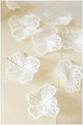 10pcs 3D flowers/ lace applique for wedding dress/ bridal lace/ 3D flower applique// A17-115
