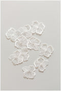 10pcs 3D lace flowers for sewing/ 3D flower applique/ wedding dress lace applique/ bridal lace// A17-120