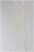 Bridal lace trim off-white/ Brut veil lace trim/ elegant bridal lace trim// T17-048