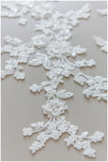 3D lace applique, lace flower, flower applique, wedding dress lace applique// A17-134