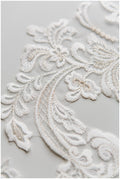 Spitze Patch Stickerei, Blumen Applikation, Spitze Blume, Brautkleid Spitze, Brautkleid Spitze Applikation, Brautkleid Applikation// A17-125