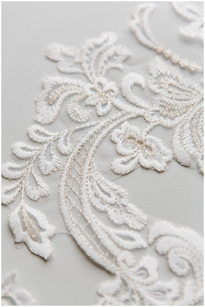 Spitze Patch Stickerei, Blumen Applikation, Spitze Blume, Brautkleid Spitze, Brautkleid Spitze Applikation, Brautkleid Applikation// A17-125