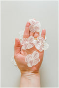 20pcs 3D flower lace applique/wedding dress lace applique/wedding dress applique// A17-086