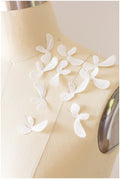 20pcs. 3D flowers for sewing/ 3D flower lace applique/ wedding dress lace applique// A17-087-1