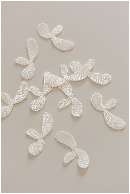 20pcs. 3D flowers for sewing/ 3D flower lace applique/ wedding dress lace applique// A17-087-1