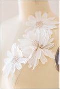 20pcs. 3D flower applique/wedding dress lace applique/bridal 3D applique// A17-100-1