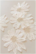 20pcs. 3D flower applique/wedding dress lace applique/bridal 3D applique// A17-100-1