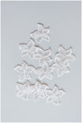 10pcs lace flower patch/ 3D lace flower/ wedding dress lace applique/ bridal 3D applique// A17-113