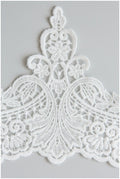 Royal look lace trim/ elegant bridal lace trim/ off-white lace trim/ wedding dress lace trim// T17-060