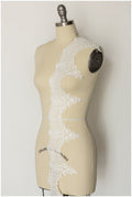 Royal look lace trim/ elegant bridal lace trim/ off-white lace trim/ wedding dress lace trim// T17-060