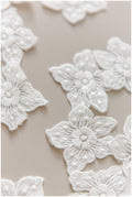10pcs. lace flowers/ 3D flower patch/ 3D lace applique/ wedding dress lace applique// A17-144
