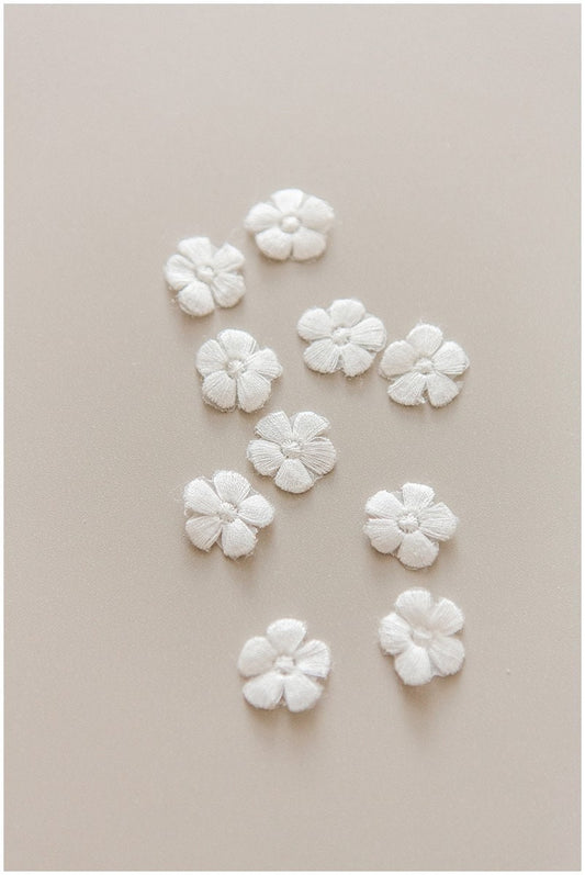 20pcs 3D lace flowers for sewing/ lace applique/ wedding dress lace applique/ bridal lace// A17-148