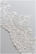 Bridal lace trim off-white/ Brut veil lace trim/ elegant bridal lace trim// T17-048