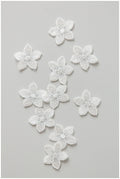 20pcs. 3D lace flowers for sewing/ 3D flower lace applique/ wedding dress lace applique/ bridal lace// A17-163R