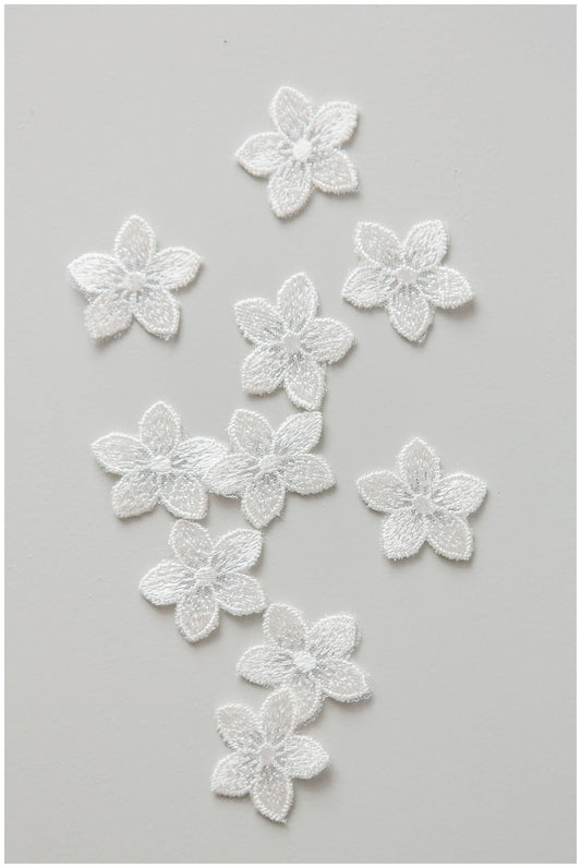 20pcs. 3D lace flowers for sewing/ 3D flower lace applique/ wedding dress lace applique/ bridal lace// A17-163R
