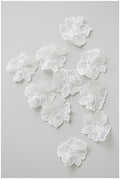 10pcs 3D lace flowers for sewing on/ 3D flower lace applique/ wedding dress lace applique/ bridal lace// A17-160